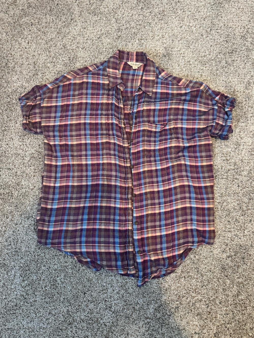 Lucky Brand Multicolor Plaid Shirt